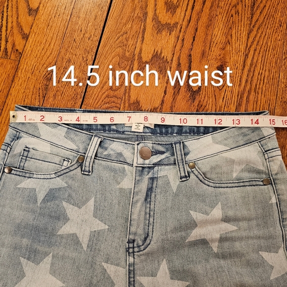 Distressed Stars faded fray hem denim jeans - Picture 12 of 16